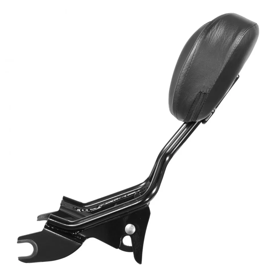 Detachable Motorcycle Passenger Backrest, Compatible with Harley-Davidson Touring, Street Glide, Road Glide, Road King, 16-Inch Height, Black
