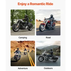 Detachable Motorcycle Passenger Backrest, Compatible with Harley-Davidson Touring, Street Glide, Road Glide, Road King, 16-Inch Height, Black