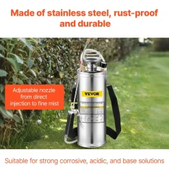 3 Gallon Stainless Steel Sprayer, 20