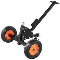Heavy-Duty Trailer Dolly, 1500lbs Tongue Weight Capacity, 2 in 1 Trailer Mover with 2 in Ball, 16 in Pneumatic Tires and Universal Wheel, Portable Tow Dolly for Moving Car RV Trailer