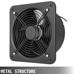 Industrial Ventilation Extractor Metal Axial Exhaust Commercial Air Blower Fan 300mm