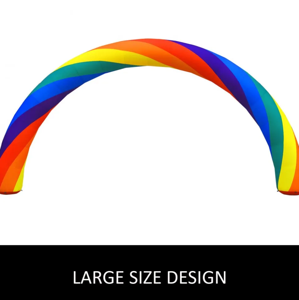 Inflatable Rainbow Arch 26ftx10ft (8x4m) w/ 350W Motor Advertising/Party Supplies/Event Decorations/Inflatable Products