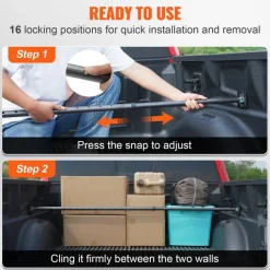 KFFKFF Cargo Stabilizer, Adjustable Truck Bed Bar from 40