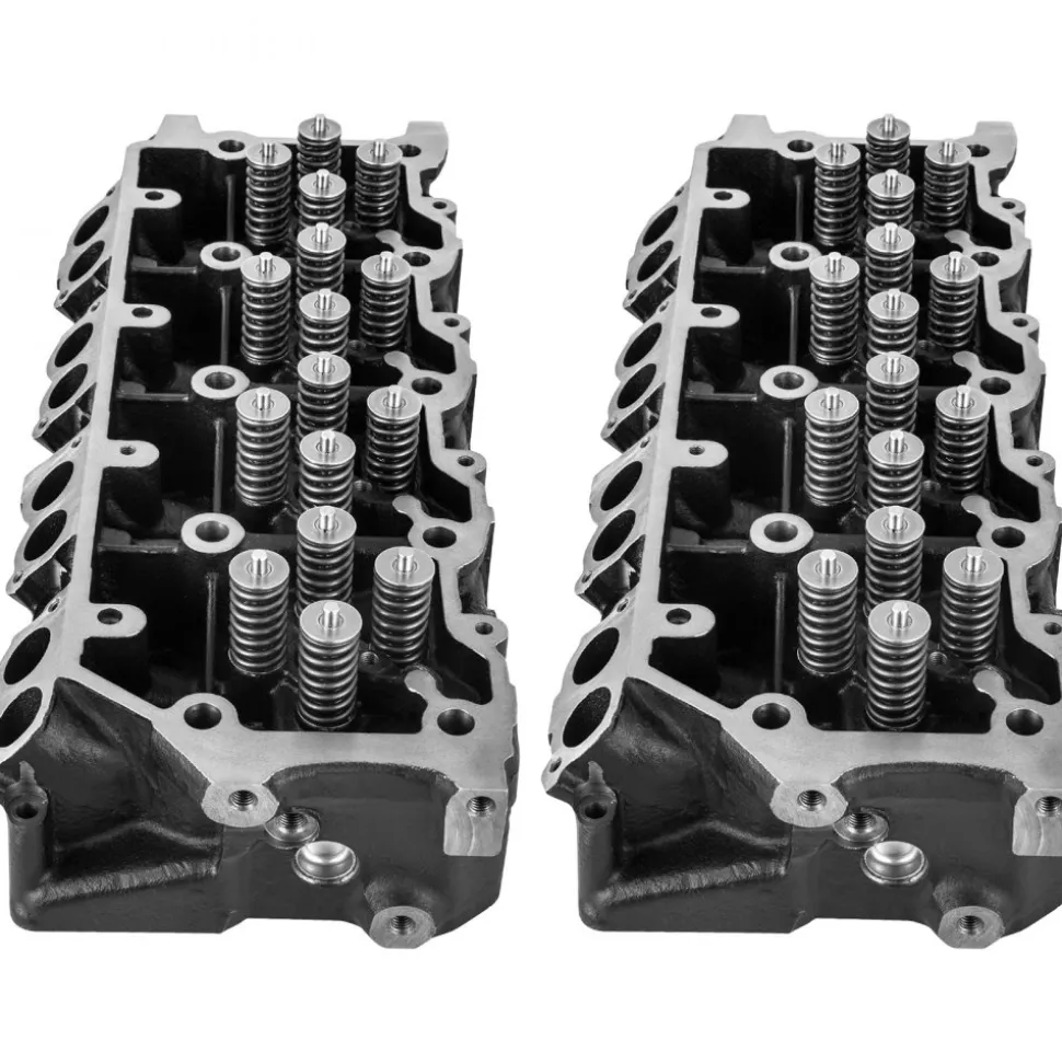 Pair Cylinder Heads for Ford 6.0 Turbo Diesel Truck 18mm Bare Casting No Core