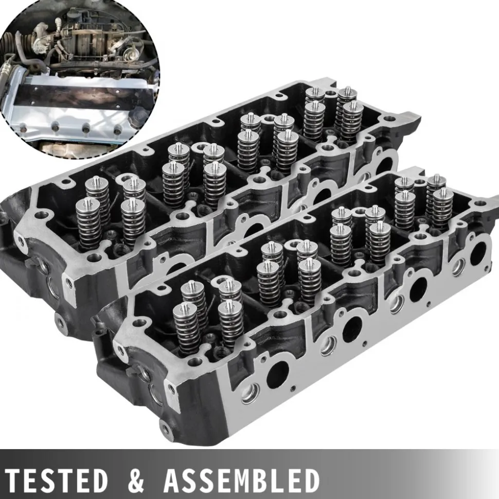 Pair Cylinder Heads for Ford 6.0 Turbo Diesel Truck 18mm Bare Casting No Core