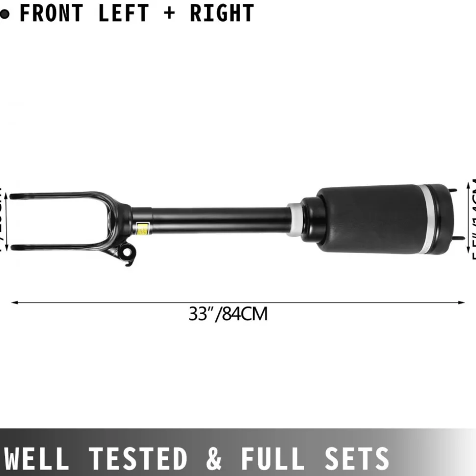 2pcs for Mercedes W164 GL350 GL450 1643206113 Front Air Suspension Spring Shock Strut