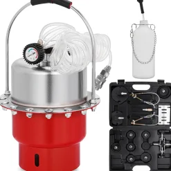 Pneumatic Air Pressure Bleeder Tool Kit Brake Bleeding Garage Workshop Mechanics