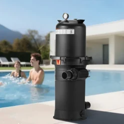 200 sq.ft² Cartridge Pool Filter Valve 9000 GPH Swimming Pool Filtration System