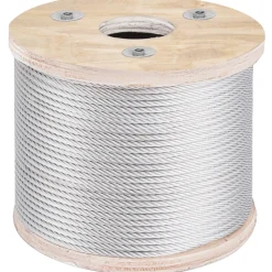 304 Stainless Steel Wire Rope Cable, 3/16