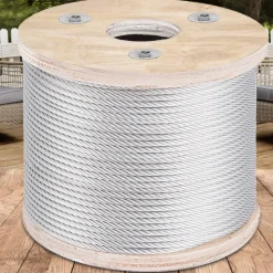 304 Stainless Steel Wire Rope Cable, 3/16