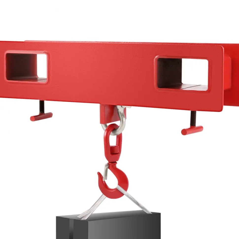 Titan Forklift Lifting Hoist Swivel Hook Mobile Crane 4400 lb. capacity lift