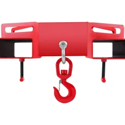 3 Tonne Large Forklift Lifting Hook Attachment 3000kg Telehandler Crane Jib Test Cert