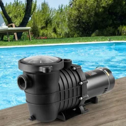 VEVOR Above Ground Pool Pump, 2 HP, 110 GPM Max Flow Single Speed Swimming Pool Pump, 110V/240V 3450 RPM 59 ft Max Head Pool Pump with Filter Basket, for Above Ground Pools Hot Tubs Spas
