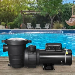 VEVOR Above Ground Pool Pump, 2HP/0.44HP, Dual Speed Swimming Pool Pump, High 118 GPM 56 ft Lift, Low 57 GPM 14 ft Lift, 110V 3450 RPM with Strainer Basket, 122°F Max Water Temp, for Hot Tubs Spas