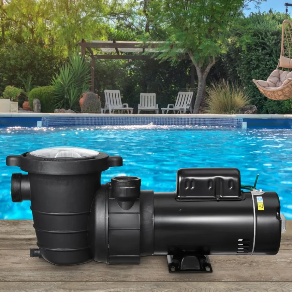 VEVOR Above Ground Pool Pump, 2HP/0.44HP, Dual Speed Swimming Pool Pump, High 118 GPM 56 ft Lift, Low 57 GPM 14 ft Lift, 110V 3450 RPM with Strainer Basket, 122°F Max Water Temp, for Hot Tubs Spas