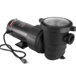 VEVOR Above Ground Pool Pump, 1HP, 80 GPM Max. Flow Single Speed Swimming Pool Pump, 120V 3450 RPM 36 ft Max. Head Lift Pool Pump with Filter Basket, for Above Ground Pools Hot Tubs Spas