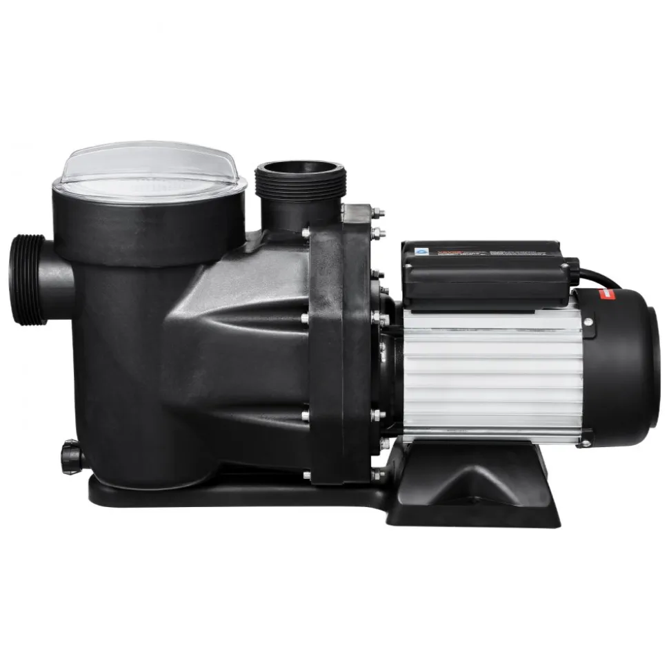 VEVOR Above Ground Pool Pump, 2.5 HP, 148 GPM Max Flow Single Speed Swimming Pool Pump, 220V 3450 RPM 62 ft Max Head Lift with PP Shell Strainer Basket, 122°F Max Water Temperature, for Hot Tubs Spas