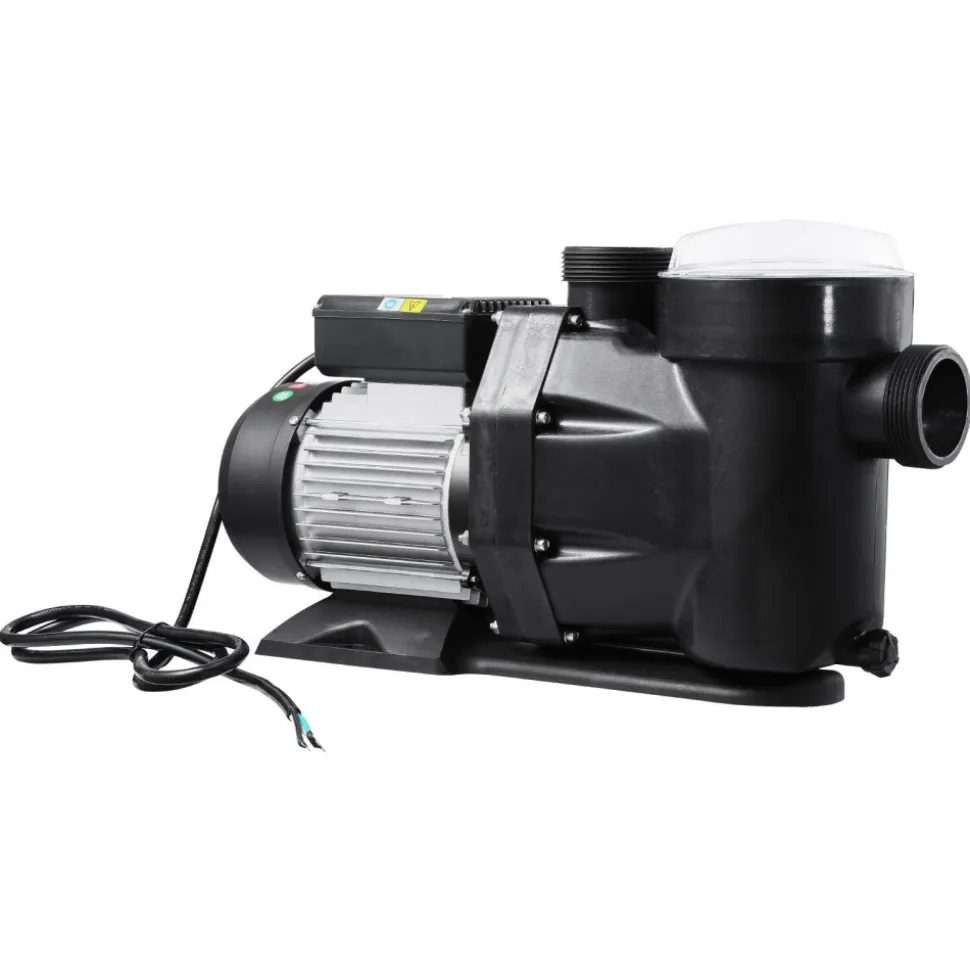 VEVOR Above Ground Pool Pump, 3 HP, 149 GPM Max Flow Single Speed Swimming Pool Pump, 220V 3450 RPM 42 ft Max Head Lift with PP Shell Strainer Basket, 122°F Max Water Temp, for Hot Tubs Spas, No Plug