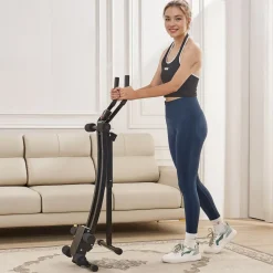 VEVOR AB Workout Machine, Ab Workout Equipment at Home Gym, Core & Abdominal Trainers for Women, 440 lbs Weight Capacity Strength Training Ab Cruncher, Foldable Adjustable Fitness Exerciser