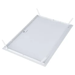 VEVOR Access Panel for Drywall, 25.3 x 17.2 in Galvanized Steel Access Door, Easy Install Hinged Service Panel with Screwdriver Latch, for Ceiling Plumbing Electrical, 16.4 x 24.4 in Cutout Size White
