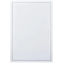 VEVOR Access Panel for Drywall, 25.3 x 17.2 in Galvanized Steel Access Door, Easy Install Hinged Service Panel with Screwdriver Latch, for Ceiling Plumbing Electrical, 16.4 x 24.4 in Cutout Size White