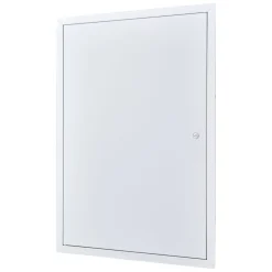 VEVOR Access Panel for Drywall, 25.3 x 17.2 in Galvanized Steel Access Door, Easy Install Hinged Service Panel with Screwdriver Latch, for Ceiling Plumbing Electrical, 16.4 x 24.4 in Cutout Size White