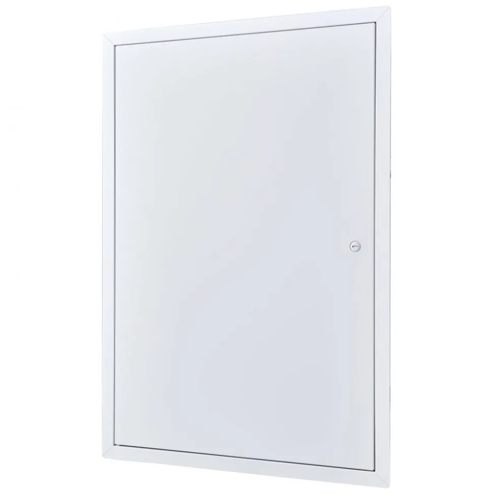 VEVOR Access Panel for Drywall, 25.3 x 17.2 in Galvanized Steel Access Door, Easy Install Hinged Service Panel with Screwdriver Latch, for Ceiling Plumbing Electrical, 16.4 x 24.4 in Cutout Size White