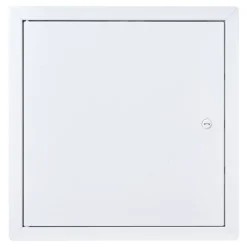 VEVOR Access Panel for Drywall, 13.3 x 13.3 in Galvanized Steel Access Door, Easy Install Hinged Service Panel with Screwdriver Latch, for Ceiling Plumbing Electrical, 12.4 x 12.4 in Cutout Size White