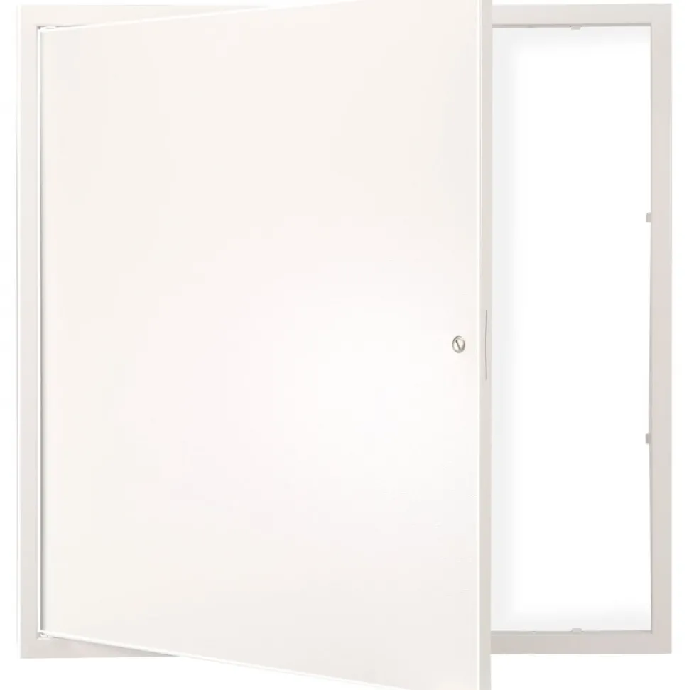 VEVOR Access Panel for Drywall & Ceiling, 16 x 16 Inch Plumbing Access Panels, Reinforced Access Door, Heavy-Duty Steel Wall Hole Cover, Easy Install Removable Hinged Panel for Wiring & Cables, Silver