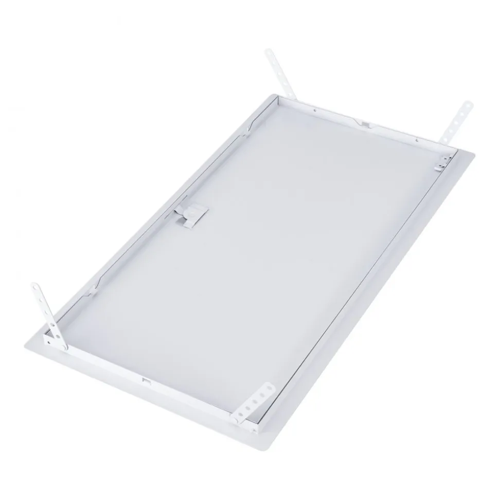VEVOR Access Panel for Drywall, 30.3 x 15.2 in Galvanized Steel Access Door, Easy Install Hinged Service Panel with Screwdriver Latch, for Ceiling Plumbing Electrical, 14.4 x 29.4 in Cutout Size White