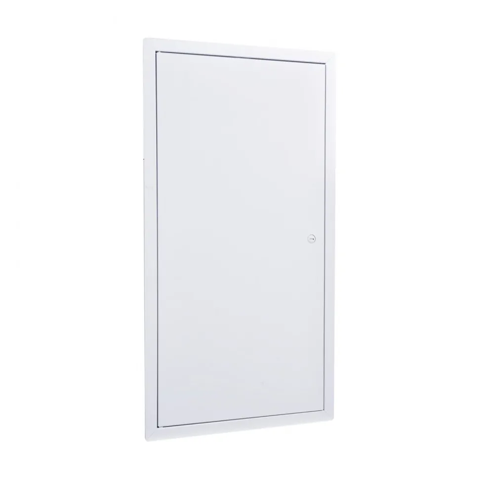 VEVOR Access Panel for Drywall, 30.3 x 15.2 in Galvanized Steel Access Door, Easy Install Hinged Service Panel with Screwdriver Latch, for Ceiling Plumbing Electrical, 14.4 x 29.4 in Cutout Size White