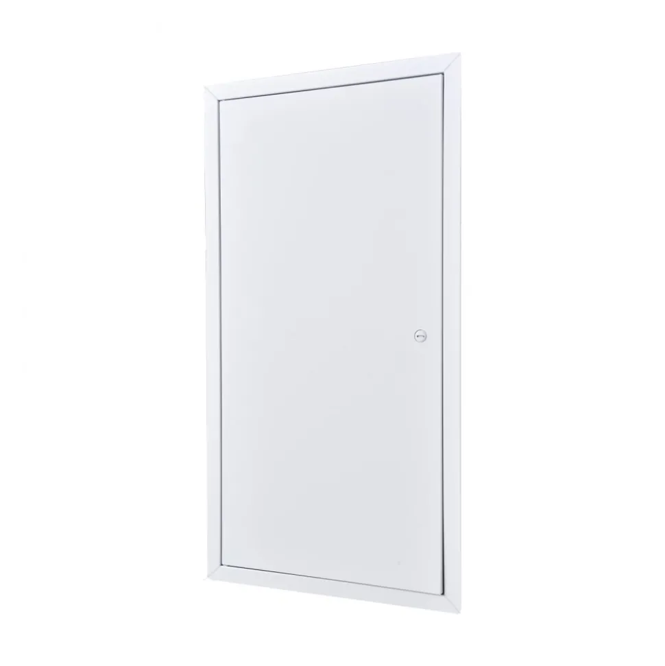 VEVOR Access Panel for Drywall, 30.3 x 15.2 in Galvanized Steel Access Door, Easy Install Hinged Service Panel with Screwdriver Latch, for Ceiling Plumbing Electrical, 14.4 x 29.4 in Cutout Size White