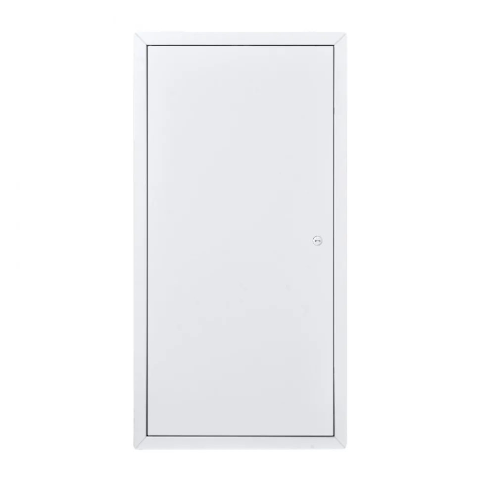 VEVOR Access Panel for Drywall, 30.3 x 15.2 in Galvanized Steel Access Door, Easy Install Hinged Service Panel with Screwdriver Latch, for Ceiling Plumbing Electrical, 14.4 x 29.4 in Cutout Size White