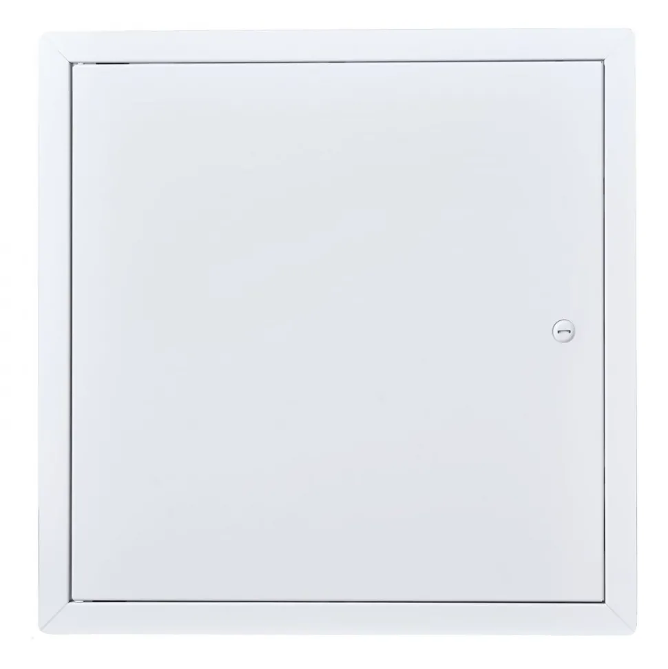 VEVOR Access Panel for Drywall, 15.2 x 15.2 in Galvanized Steel Access Door, Easy Install Hinged Service Panel with Screwdriver Latch, for Ceiling Plumbing Electrical, 14.4 x 14.4 in Cutout Size White
