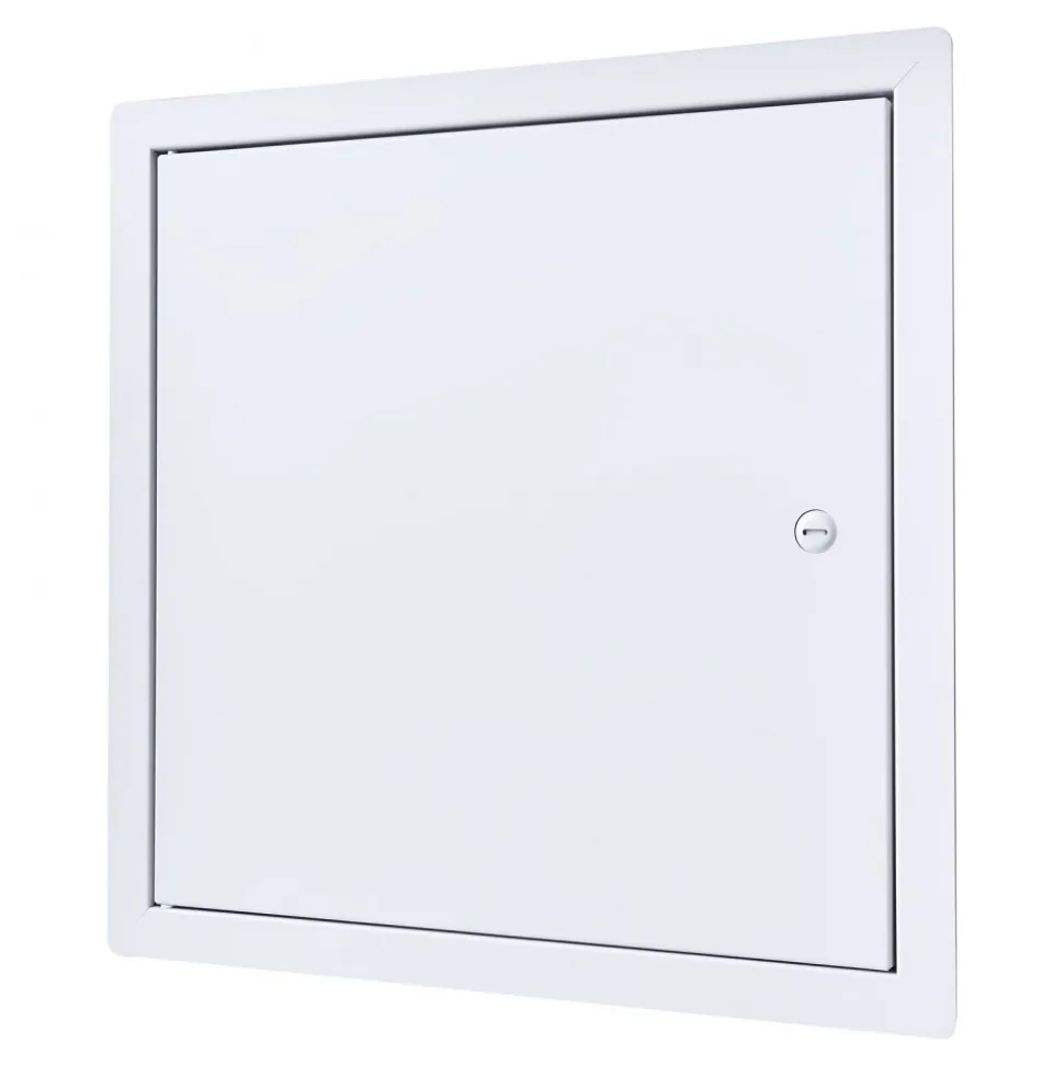 VEVOR Access Panel for Drywall, 15.2 x 15.2 in Galvanized Steel Access Door, Easy Install Hinged Service Panel with Screwdriver Latch, for Ceiling Plumbing Electrical, 14.4 x 14.4 in Cutout Size White