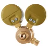 VEVOR Acetylene Regulator, Precise Acetylene Regulator, 0-400PSI Welding Gas Gauge with CGA-200 Inlet Connection & 9/16"-18 LH Outlet Connection, T-Handle Adjustment