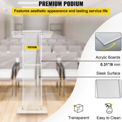 VEVOR Acrylic Podium 45