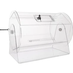 VEVOR Acrylic Raffle Drum,Professional Raffle Ticket Spinning Cage with 2 Keys, Transparent Lottery Spinning Drawing, Holds 10000 Tickets or 300 Raffle Balls, Raffle Ticket Box for Lottery Games Bing
