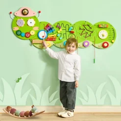 VEVOR Activity Wall Busy Board Panels, 12 Activities, Montessori Sensory Wall Panels Toy for Kids Ages 3-12, Interactive Learning Activity Center, Great for Toddler, Playroom, Nursery, Classroom