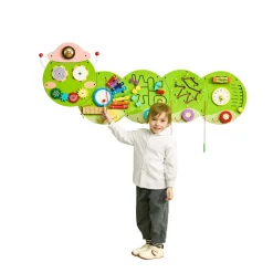 VEVOR Activity Wall Busy Board Panels, 12 Activities, Montessori Sensory Wall Panels Toy for Kids Ages 3-12, Interactive Learning Activity Center, Great for Toddler, Playroom, Nursery, Classroom