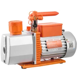 VEVOR AC Vacuum Pump and Gauge Set, 7 CFM 3/4 HP, Two Stage Rotary Vane HVAC Vacuum Pump, A/C Manifold Gauge Kit, for R134a R22 R410a, with Leak Detector Carry Bag Hose, for Auto HVAC Air Conditioning