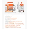 VEVOR AC Vacuum Pump and Gauge Set, 3.5 CFM 1/4 HP, Single Stage Rotary Vane HVAC Vacuum Pump, A/C Manifold Gauge Kit, for R134a R22 R410a R1234YF R32, with Carry Bag, for Auto HVAC Air Conditioning