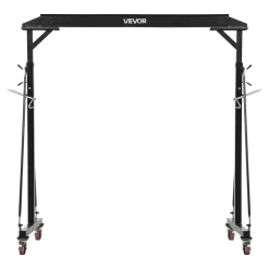 VEVOR Adjustable Gantry Crane, 2200 lbs Capacity, Portable Shop Lift Hoist with 95.7