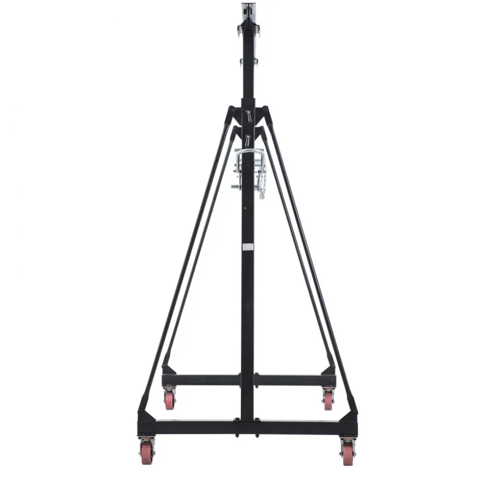 VEVOR Adjustable Gantry Crane, 2200 lbs Capacity, Portable Shop Lift Hoist with 95.7" to 142.9" Height Adjustable, Locking Wheels, Steel Construction, for Factory, Warehouse, Auto Repair, Frame Only