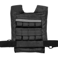 VEVOR Adjustable Weighted Vest, 35lb Weight Vest with Iron Weights, Shoulder Pad, and Reflective Stripe, Body Weight Vest Exercise Set for Men Women, Workout Equipment for Strength Training Running