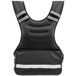 VEVOR Adjustable Weighted Vest, 24-40 lbs Comfortable X-Shape Body Weight Vest Set with 8 Weight Packs and Reflective Stripe, for Men Women, Workout Equipment for Strength Training Running Jogging