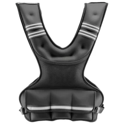 VEVOR Adjustable Weighted Vest, 11-20lb Weight Vest with 6 Ironsand Weights and  Reflective Stripe, Body Weight Vest Exercise Set for Men Women, Workout Equipment for Strength Training Running Jogging