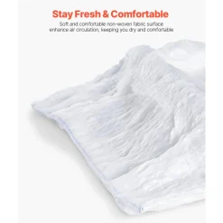 VEVOR Adult Incontinence Underwear, High Absorbent Protective Underwear for Men & Women, Disposable Adult Pull-ups Diapers with Leakproof Leg Cuff & Wetness Indicator - M Size, 64 Count (4 Pack of 16)