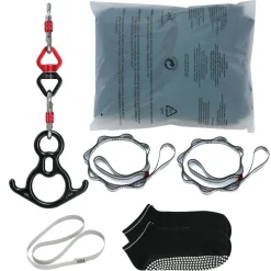 VEVOR Aerial Silk & Yoga Swing, 8.7 Yards, Aerial Yoga Hammock Kit with 100gsm Nylon Fabric, Full Rigging Hardware & Easy Set-up Guide, Antigravity Flying for All Levels Fitness Bodybuilding, Green