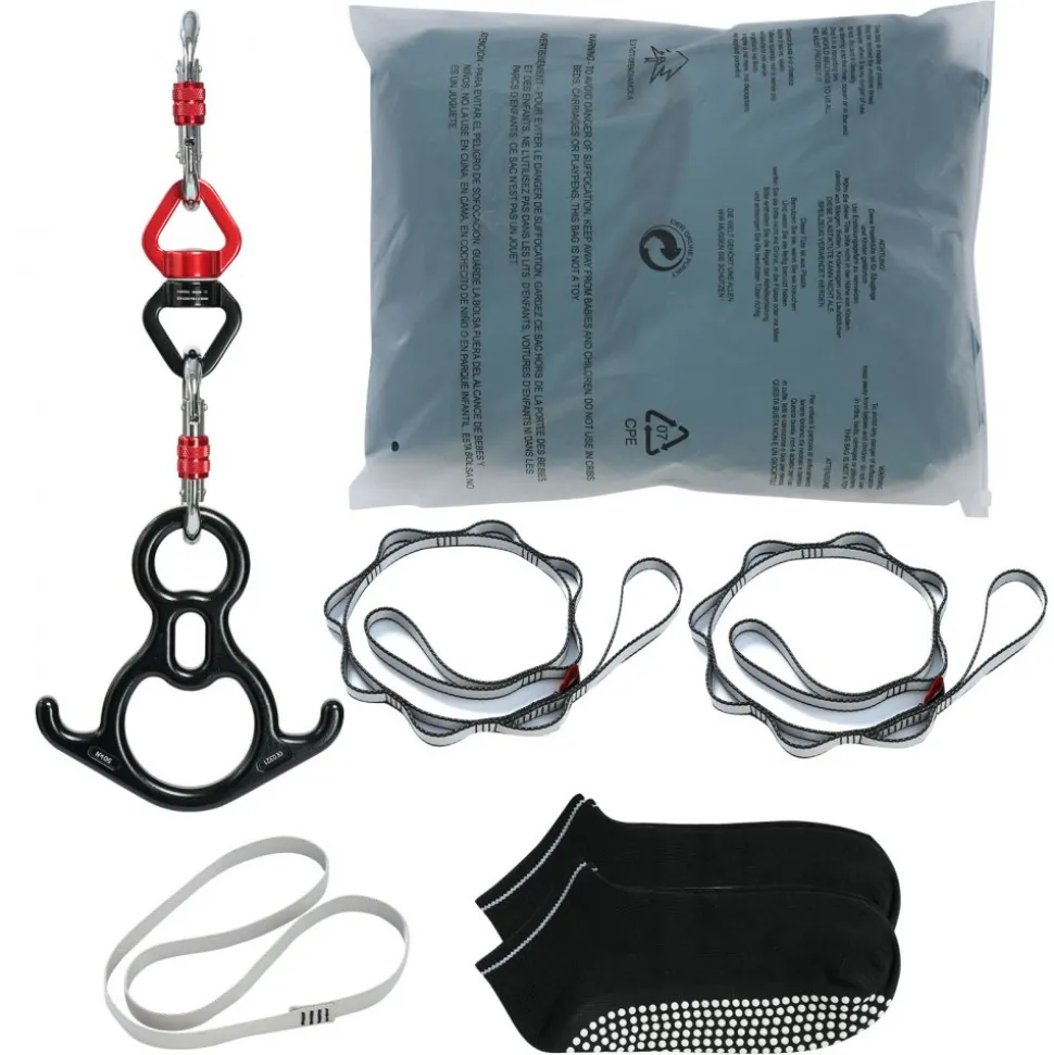 VEVOR Aerial Silk & Yoga Swing, 8.7 Yards, Aerial Yoga Hammock Kit with 100gsm Nylon Fabric, Full Rigging Hardware & Easy Set-up Guide, Antigravity Flying for All Levels Fitness Bodybuilding, Green